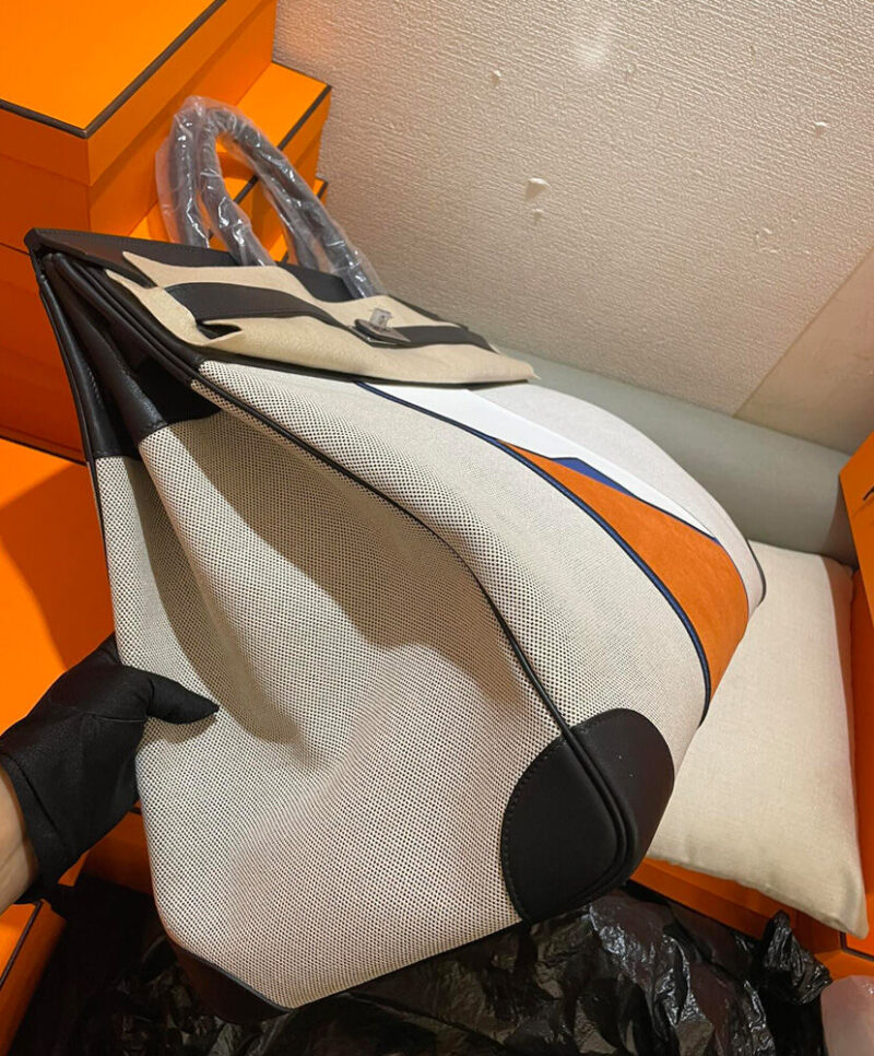 Hermes Birkin 50 Hac Limited Edition Runway Bag Cream